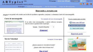 ARTypist curso de mecanografía con certificado gratis